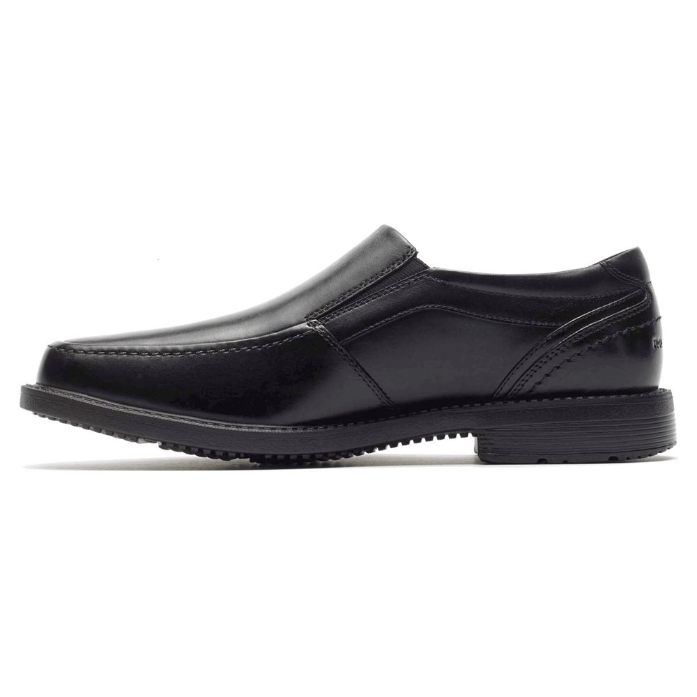 Sapato Vela Rockport Homem Pretas - Style Leader 2 Moc Toe - 14928JOBF